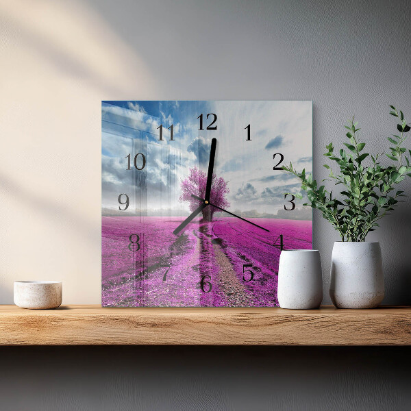 Square wall clock Field