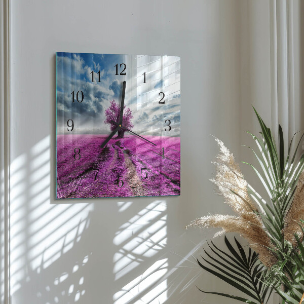 Square wall clock Field