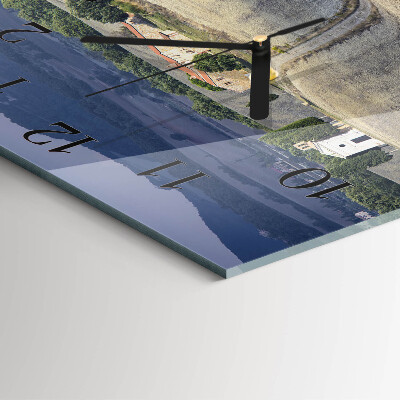 Square wall clock Landscape