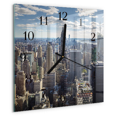 Square wall clock City