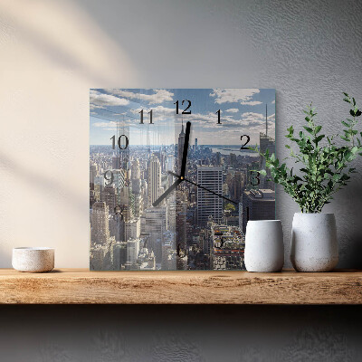 Square wall clock City