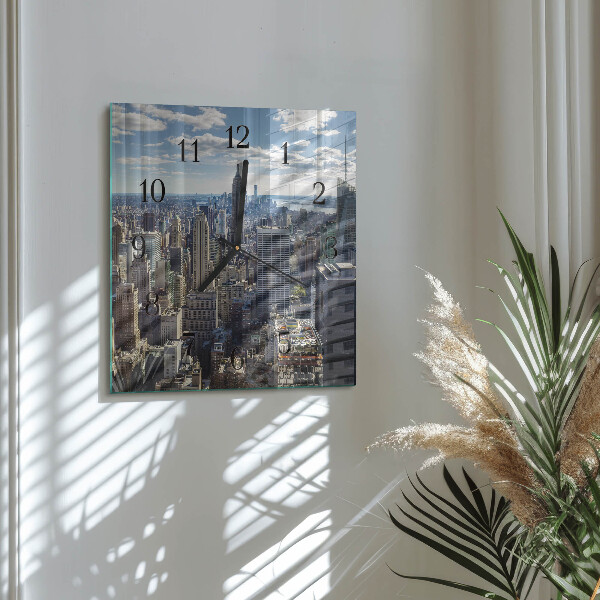 Square wall clock City