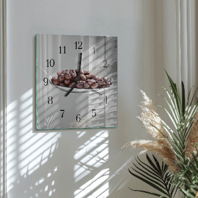 Square wall clock A Spoon of Coffee