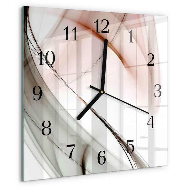 Square wall clock Abstraction