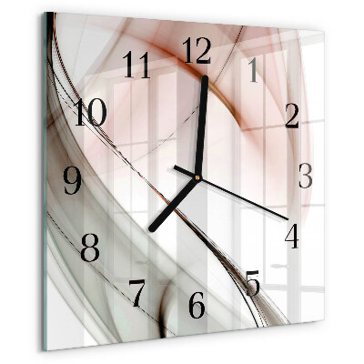 Square wall clock Abstraction