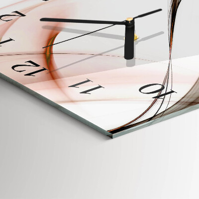 Square wall clock Abstraction
