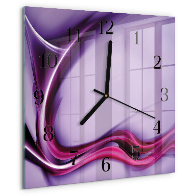 Square wall clock Abstraction