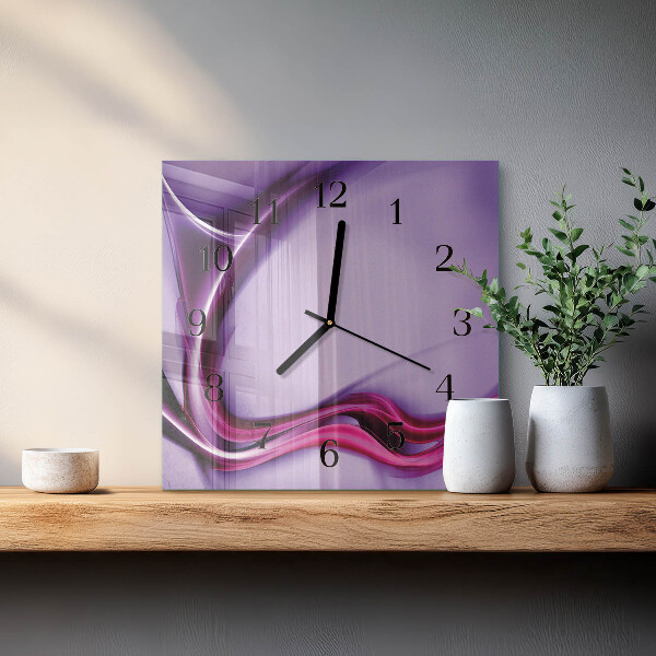 Square wall clock Abstraction