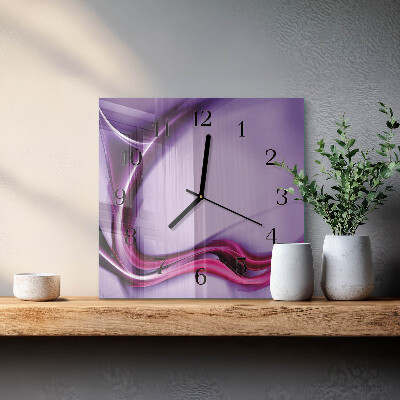 Square wall clock Abstraction