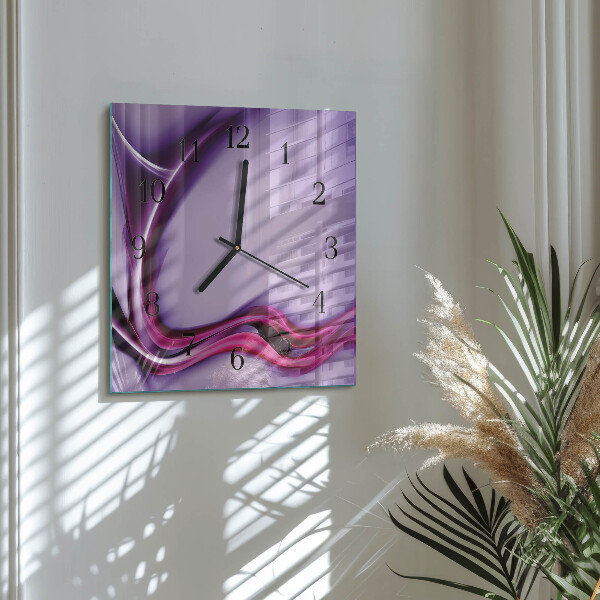 Square wall clock Abstraction