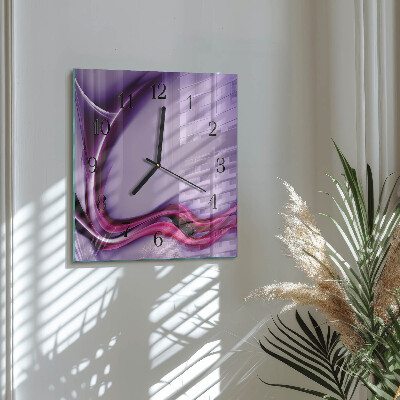 Square wall clock Abstraction