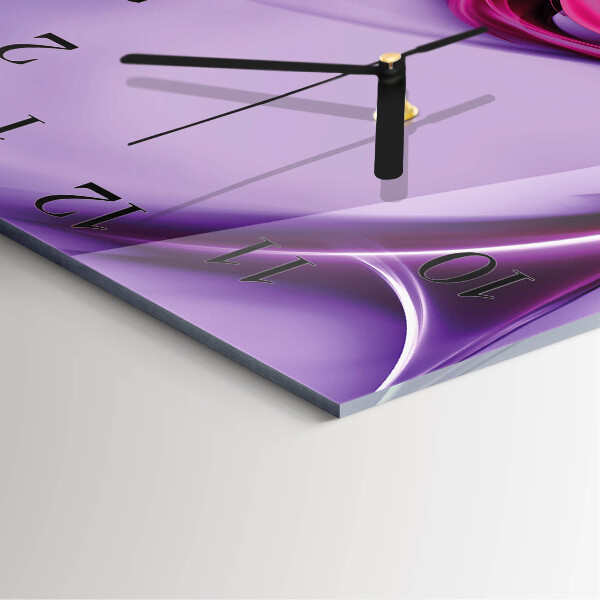Square wall clock Abstraction