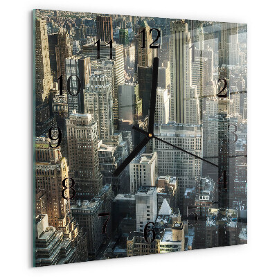 Square wall clock Horizon