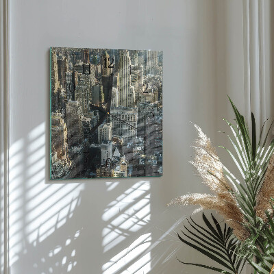 Square wall clock Horizon