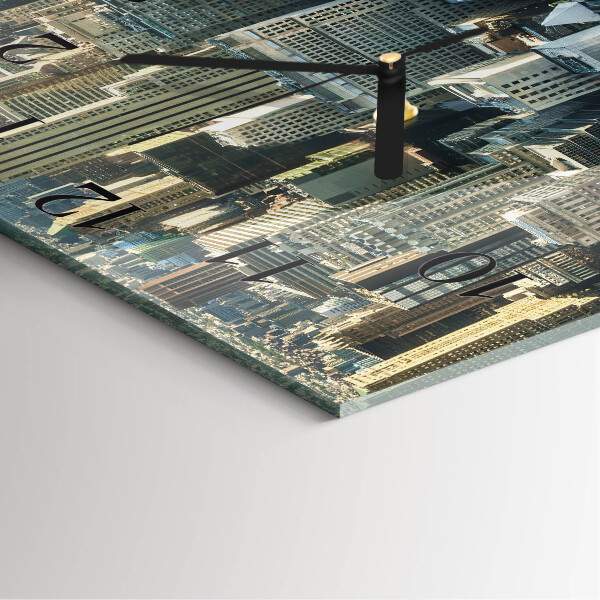 Square wall clock Horizon