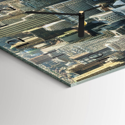 Square wall clock Horizon