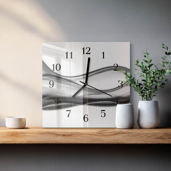 Square wall clock Abstraction
