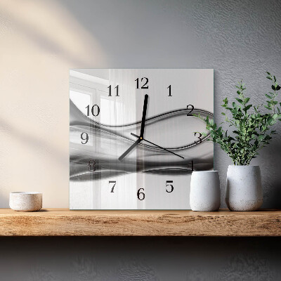 Square wall clock Abstraction