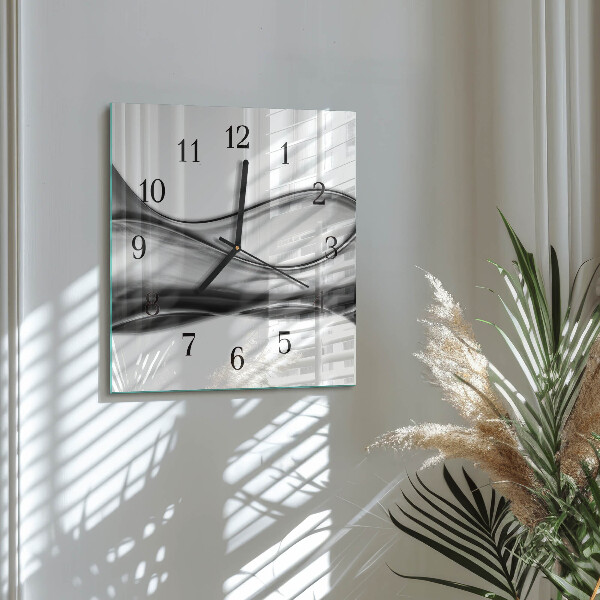 Square wall clock Abstraction