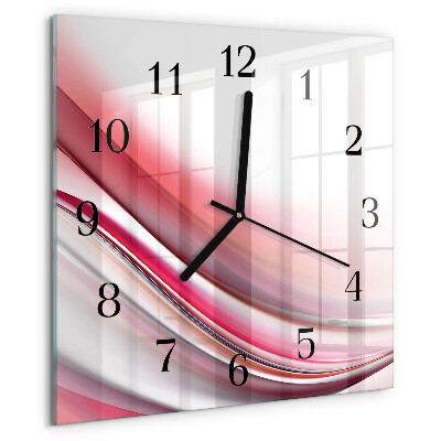 Square wall clock Abstraction