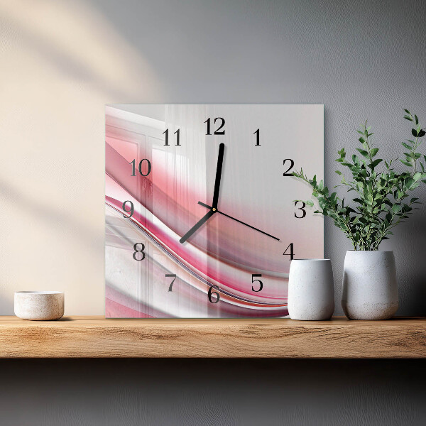 Square wall clock Abstraction