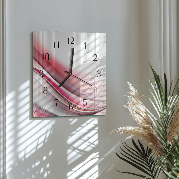 Square wall clock Abstraction