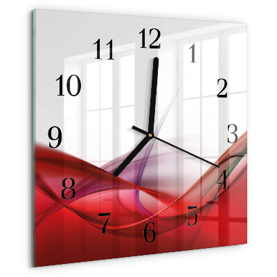 Square wall clock Abstraction