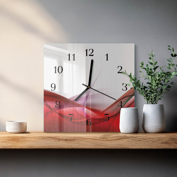 Square wall clock Abstraction