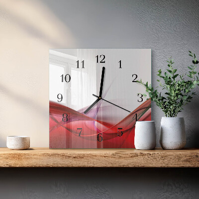 Square wall clock Abstraction