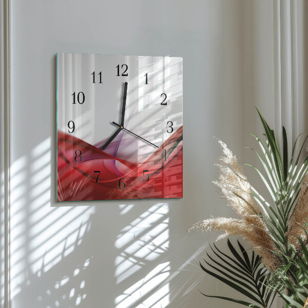 Square wall clock Abstraction