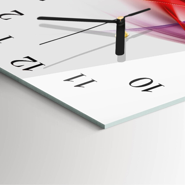 Square wall clock Abstraction