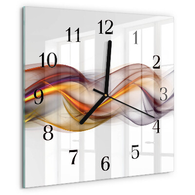 Square wall clock Abstraction