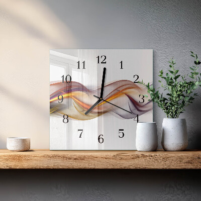 Square wall clock Abstraction