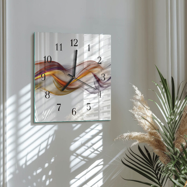 Square wall clock Abstraction