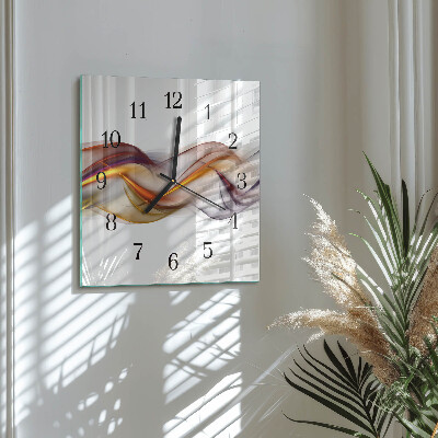 Square wall clock Abstraction