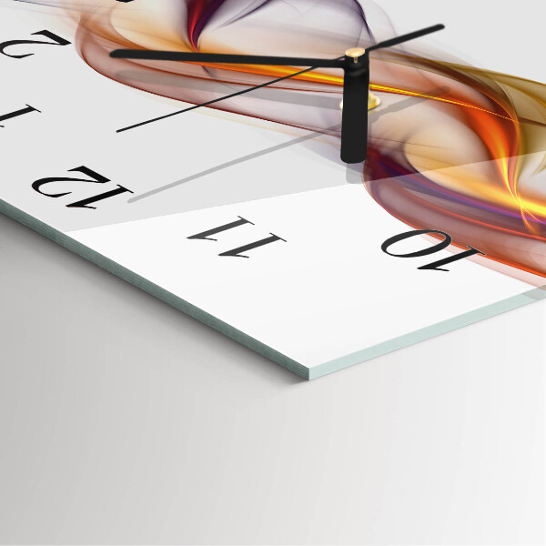 Square wall clock Abstraction