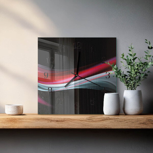Square wall clock Abstraction