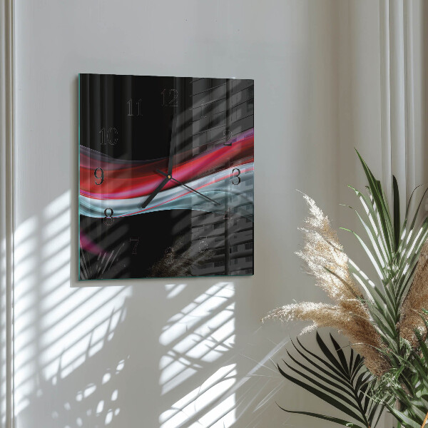 Square wall clock Abstraction