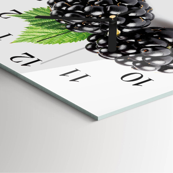 Square wall clock Blackberries