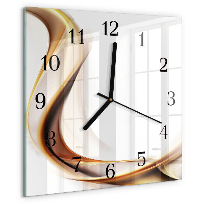 Square wall clock Abstraction