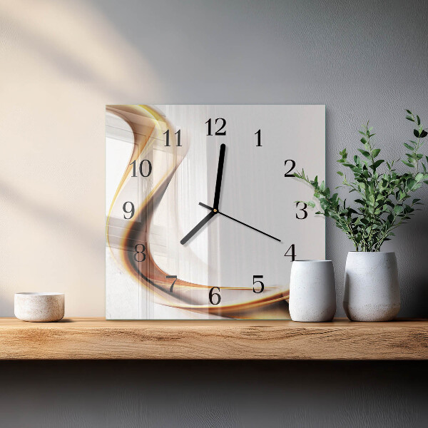 Square wall clock Abstraction