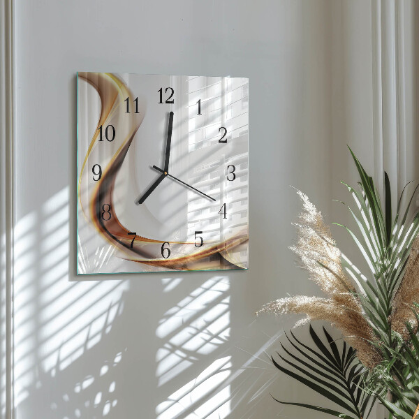 Square wall clock Abstraction
