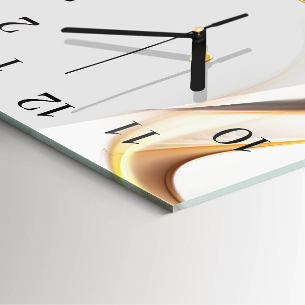 Square wall clock Abstraction