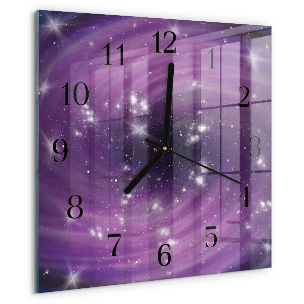 Square wall clock Abstraction