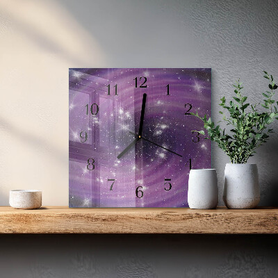 Square wall clock Abstraction