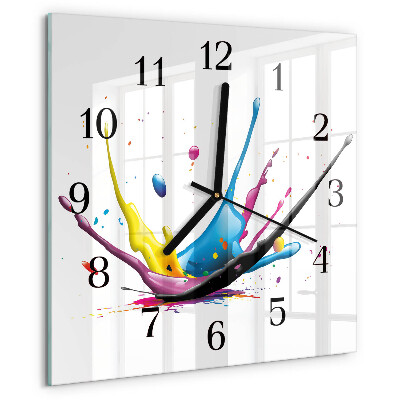 Square wall clock Color