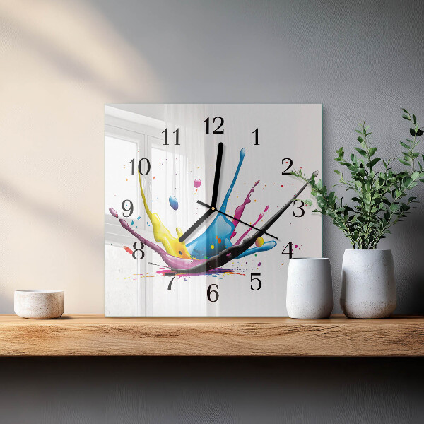 Square wall clock Color
