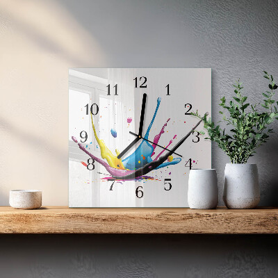 Square wall clock Color