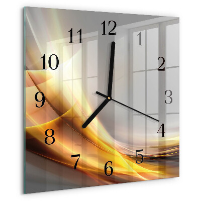 Square wall clock Abstraction