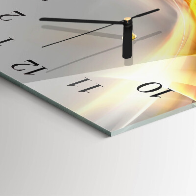 Square wall clock Abstraction